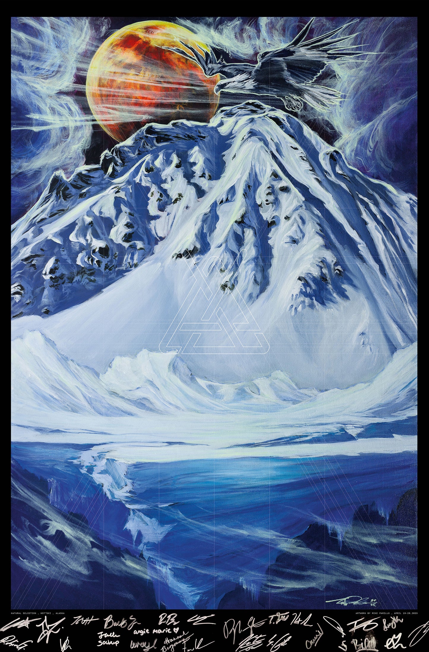 NST Ski LTD Edition Signed Fine Art Giclée, Mike Parillo