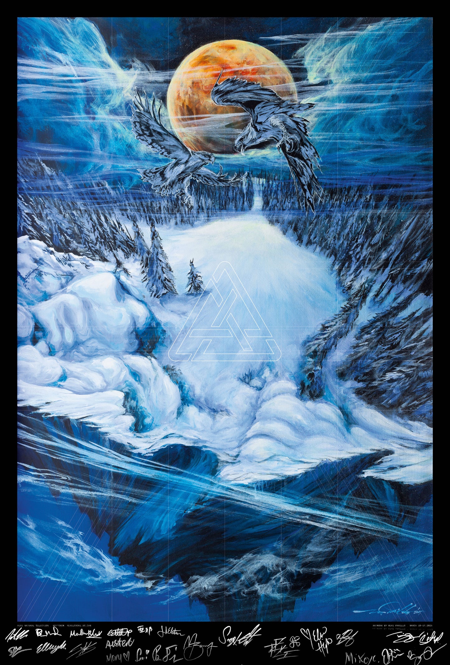 NST Snow LTD Edition Signed Fine Art Giclée, Mike Parillo