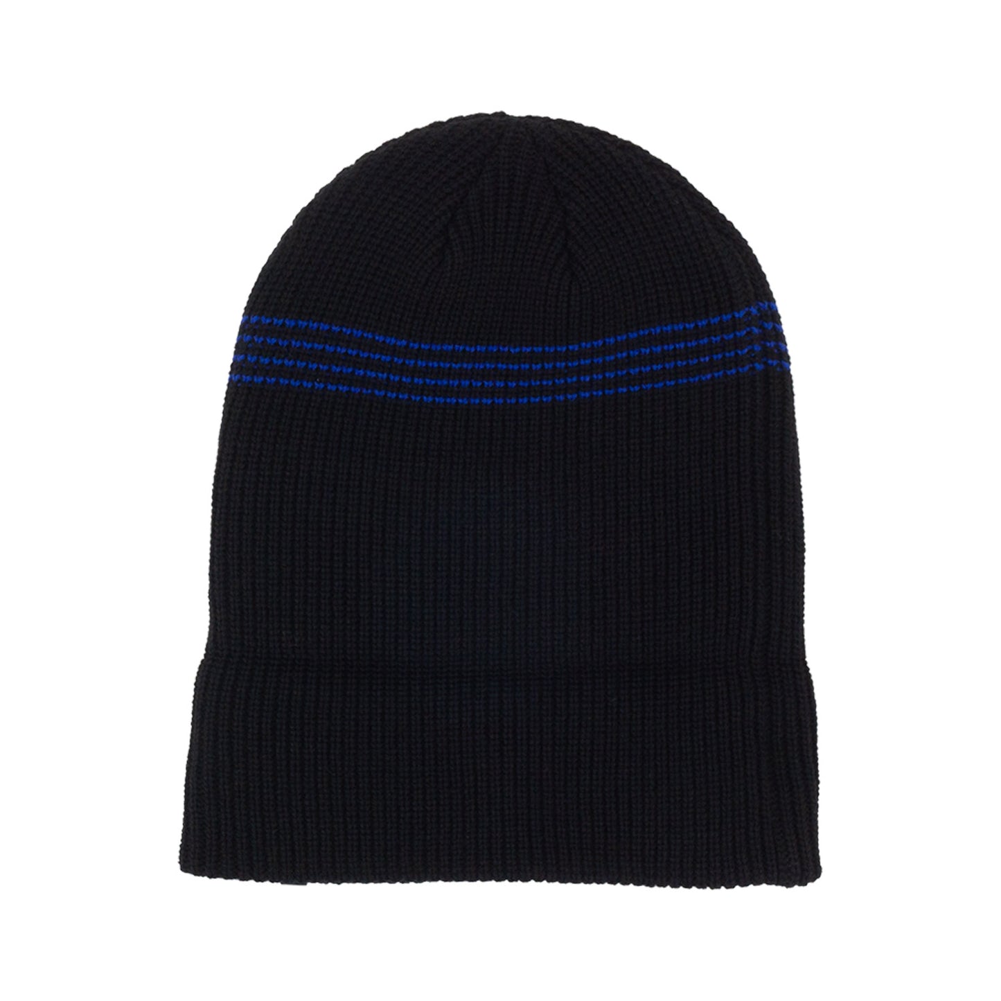 NST x Autumn Mini Stripe Beanie (Black Cobalt Blue)