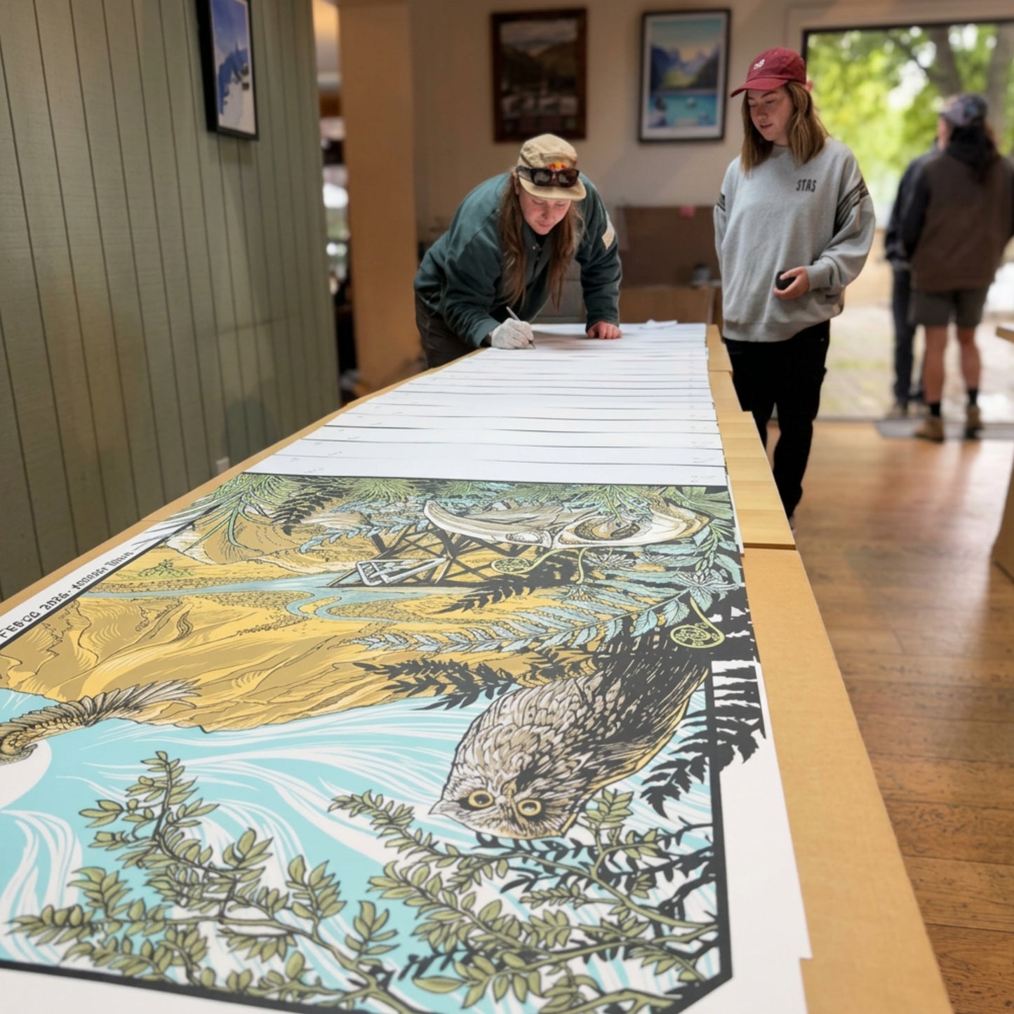 NST Bike LTD Edition Athlete Signed Screenprint by Kaia Sauter