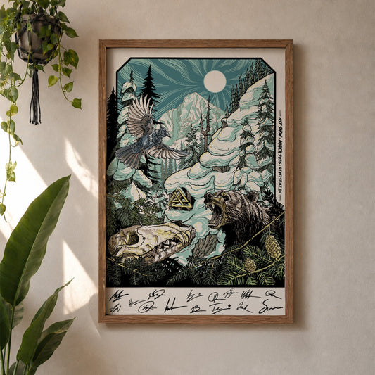 NST Snow LTD Edition Athlete Signed Screen Print by Kaia Sauter