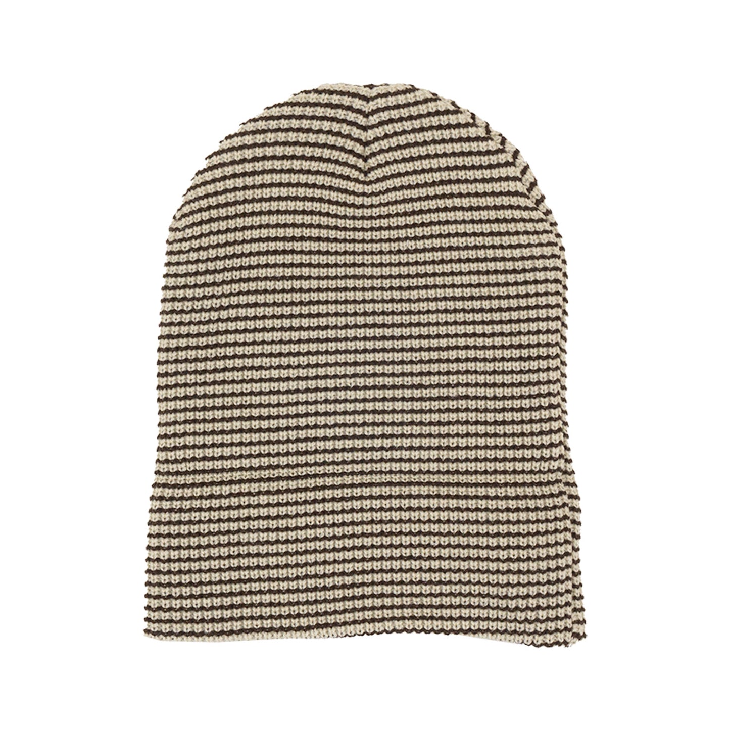 NST x Autumn Stripe Beanie (Natural Chocolate Brown)