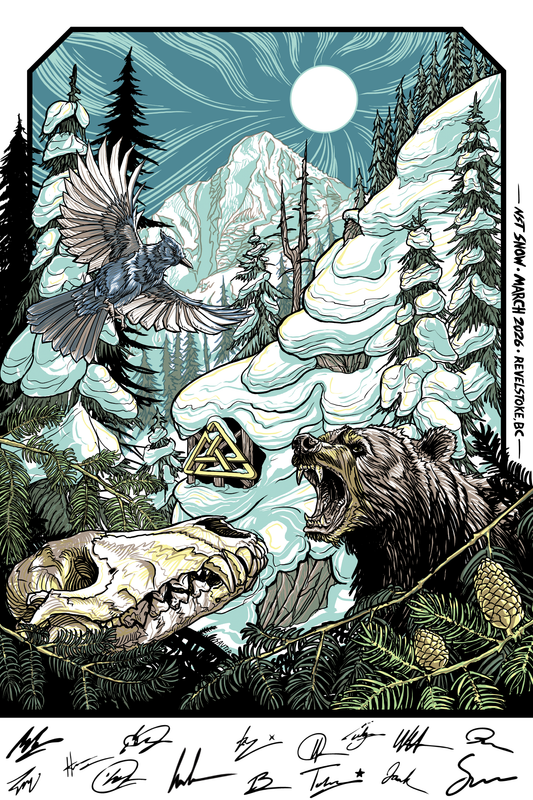 NST Snow LTD Edition Athlete Signed Screen Print by Kaia Sauter